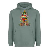 Sage book christmas tree merry christmas Heavyweight Hoodie - Zillion Design Studio