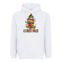 White book christmas tree merry christmas Heavyweight Hoodie - Zillion Design Studio