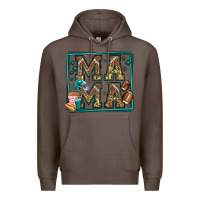 Coffee american football mama Premium Hoodie - Jasminsmagicworld