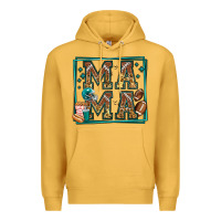 Mustard american football mama Premium Hoodie - Jasminsmagicworld