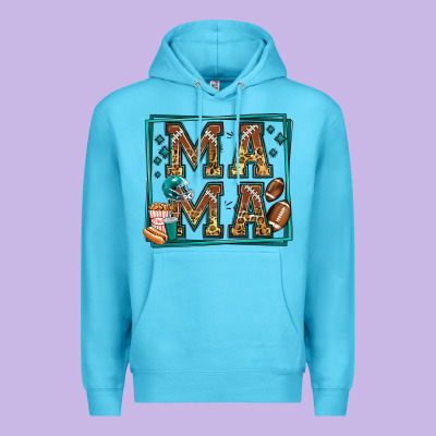 American Football Mama Premium Hoodie Designed By Jasminsmagicworld