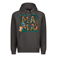 Smoke american football mama Premium Hoodie - Jasminsmagicworld