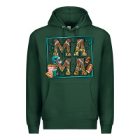 Sports Green american football mama Premium Hoodie - Jasminsmagicworld