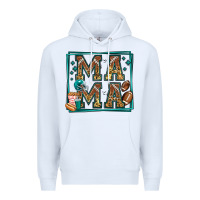 White american football mama Premium Hoodie - Jasminsmagicworld