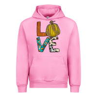Fuchsia Pink fall love Urban Hoodie - JahusDesignShop
