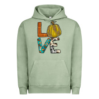 Pigment Oil Green fall love Urban Hoodie - JahusDesignShop