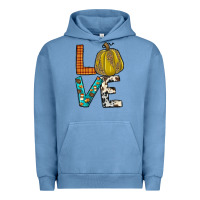 Pigment Pebble Blue fall love Urban Hoodie - JahusDesignShop