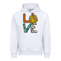 White fall love Urban Hoodie - JahusDesignShop