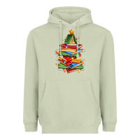 Matcha book christmas tree Heavyweight Hoodie - Zillion Design Studio