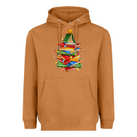 Meerkat book christmas tree Heavyweight Hoodie - Zillion Design Studio