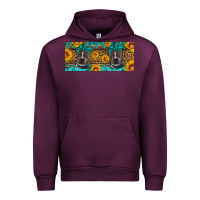 Mauve Wine western pitbull Urban Hoodie - Artiststas
