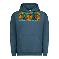 Pigment Midnight Navy western pitbull Urban Hoodie - Artiststas