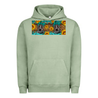 Pigment Oil Green western pitbull Urban Hoodie - Artiststas