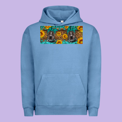 Western Pitbull Urban Hoodie Designed By Artiststas