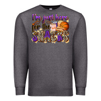 Charcoal Heather i'm just here for the snacks basketball Premium Sweatshirt - Zillion Design Studio