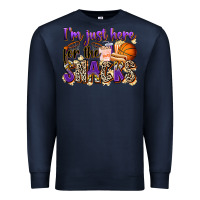 Navy i'm just here for the snacks basketball Premium Sweatshirt - Zillion Design Studio