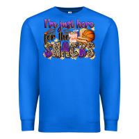 True Royal i'm just here for the snacks basketball Premium Sweatshirt - Zillion Design Studio