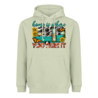 Matcha home is where  you park it Heavyweight Hoodie - texasbilliewilder