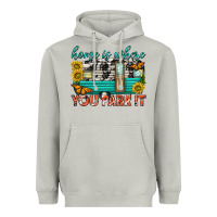 Moon Dust home is where  you park it Heavyweight Hoodie - texasbilliewilder