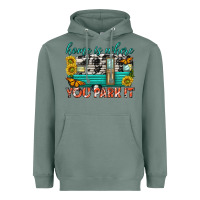 Sage home is where  you park it Heavyweight Hoodie - texasbilliewilder