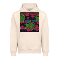 Sandshell mexican rose and cactus seamless pattern Urban Hoodie - BundleAndBundleShop