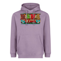 Lavender Western Christmas Mama Claus Heavyweight Hoodie - RanaPortraitStore