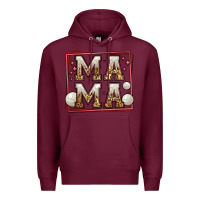 Burgundy volleyball mama Premium Hoodie - Jasminsmagicworld