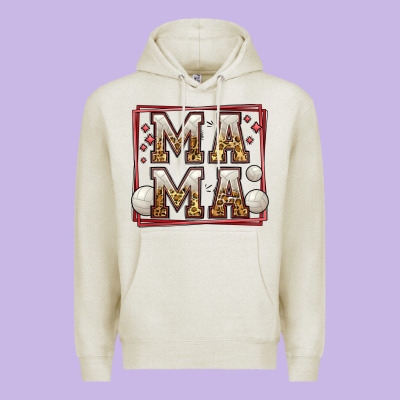 Volleyball Mama Premium Hoodie Designed By Jasminsmagicworld