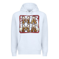 White volleyball mama Premium Hoodie - Jasminsmagicworld