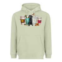 Matcha labrador retriever dog coffee cups Heavyweight Hoodie - texasbilliewilder