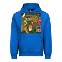 Cobalt hispanic heritage seamless pattern Urban Hoodie - BundleAndBundleShop