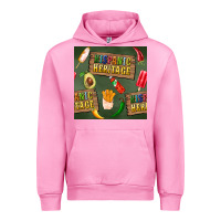 Fuchsia Pink hispanic heritage seamless pattern Urban Hoodie - BundleAndBundleShop