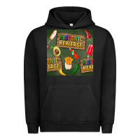 Pigment Black hispanic heritage seamless pattern Urban Hoodie - BundleAndBundleShop