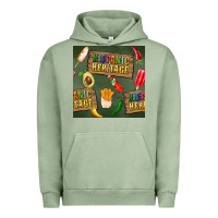 Pigment Oil Green hispanic heritage seamless pattern Urban Hoodie - BundleAndBundleShop