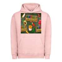 Pigment Salmon hispanic heritage seamless pattern Urban Hoodie - BundleAndBundleShop