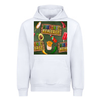 White hispanic heritage seamless pattern Urban Hoodie - BundleAndBundleShop