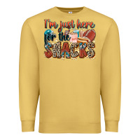 Antique Gold i'm just here for the snacks american football Premium Sweatshirt - Zillion Design Studio