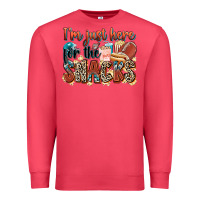 Cardinal i'm just here for the snacks american football Premium Sweatshirt - Zillion Design Studio