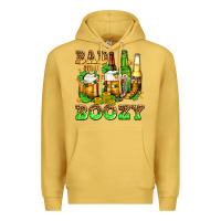Antique Gold bad and boozy with beer Premium Hoodie - AdoDesignShop