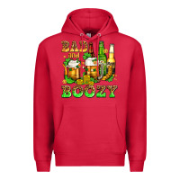 Cardinal bad and boozy with beer Premium Hoodie - AdoDesignShop