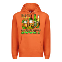 Carrot bad and boozy with beer Premium Hoodie - AdoDesignShop