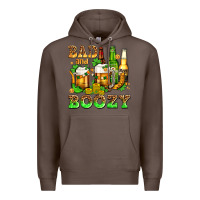 Coffee bad and boozy with beer Premium Hoodie - AdoDesignShop