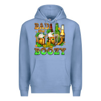 Colony Blue bad and boozy with beer Premium Hoodie - AdoDesignShop