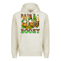 Oatmeal Heather bad and boozy with beer Premium Hoodie - AdoDesignShop