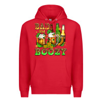 Red bad and boozy with beer Premium Hoodie - AdoDesignShop
