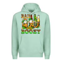 Bad And Boozy With Beer Premium Hoodie | Teevron