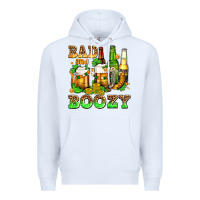 White bad and boozy with beer Premium Hoodie - AdoDesignShop