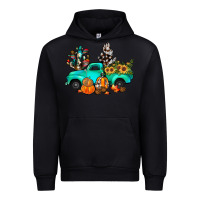 Black cactus pumpkin truck fall Urban Hoodie - JahusDesignShop