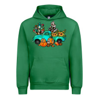 Emerald cactus pumpkin truck fall Urban Hoodie - JahusDesignShop