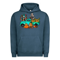 Pigment Midnight Navy cactus pumpkin truck fall Urban Hoodie - JahusDesignShop